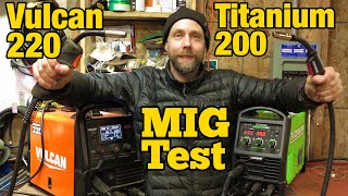 Titanium Vulcan welder MIG Test [upl. by Halilad]