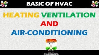 HVAC Training Basics  Heating Ventilation and Air Conditioning  Hindi Version [upl. by Eita]