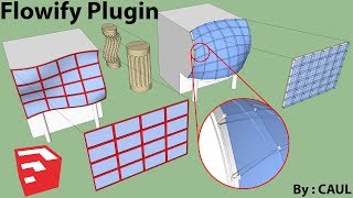 How To Use Flowify Plugin  Sketchup [upl. by Esaj646]