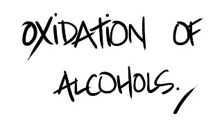 AQA ALevel Chemistry  Oxidation of Alcohols [upl. by Arikahc]