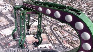 Worlds Scariest Thrill Rides  Stratosphere Las Vegas [upl. by Hcab]