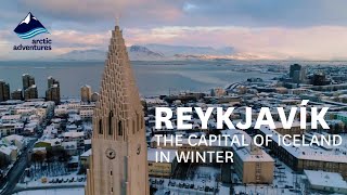 Reykjavík the capital of Iceland in winter [upl. by As]